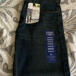 Regular Seat & Thigh Straight Leg Jeans